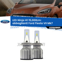 Abbaglianti LED H1 15,000Lm per Ford Fiesta VII Mk7 restyling