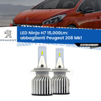 Abbaglianti LED H7 15,000Lm per Peugeot 208 Mk1 2012-2018