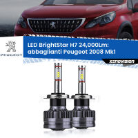 Abbaglianti LED H7 24,000Lm per Peugeot 2008 Mk1 2013-2018