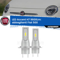 Abbaglianti LED H7 9600Lm per Fiat 500  2015-2022