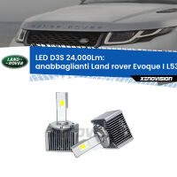 Anabbaglianti LED D3S per Land rover Evoque I L538 2011 in poi 24,000Lumen Canbus