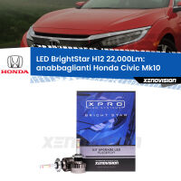 Anabbaglianti LED H11 22,000Lm per Honda Civic Mk10 2016 - 2020