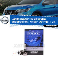 Anabbaglianti LED H11 22,000Lm per Nissan Qashqai II J11 2014 in poi