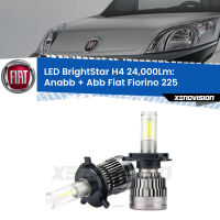 Anabbaglianti LED H4 24,000Lm per Fiat Fiorino 225 2008 - 2021