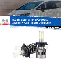 Anabbaglianti LED H4 24,000Lm per Honda Jazz Mk3 2008 - 2012