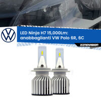 Anabbaglianti LED H7 15,000Lm per VW Polo 6R, 6C a parabola tipo 1