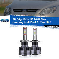 Anabbaglianti LED H7 24,000Lm per Ford C-Max Mk2 2011 - 2019