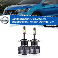 Anabbaglianti LED H7 24,000Lm per Nissan Qashqai J10 2007 - 2013