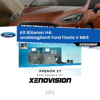 H4: Kit Bi Xenon Ford Fiesta V Mk5 (2002 - 2008) Specifico Zero-Spie