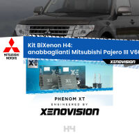 H4: Kit Bi Xenon Mitsubishi Pajero III V60 (2000 - 2007) Specifico Zero-Spie