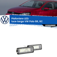 Kit Plafoniere LED Luce Targa per VW Polo 6R, 6C 2009 - 2016
