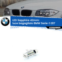 Luce Bagagliaio LED c5w 42mm per BMW Serie-1 E87 2003 - 2012