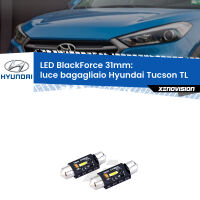 Luce Bagagliaio LED per Hyundai Tucson TL 2015 - 2021: BlackForce C5W 31mm