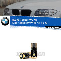  Luce Targa LED BMW Serie-1 E87 2003 - 2012: W5W GoldStar