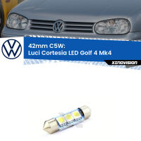 Luci Cortesia LED c5w 41mm per VW Golf 4 Mk4 1997 - 2005