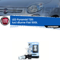 Luci diurne LED Fiat 500L  2012 - 2017: T20 Pyramid