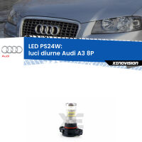 Luci diurne LED PS24W per Audi A3 8P 2003 - 2012
