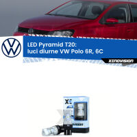 Luci diurne LED VW Polo 6R, 6C 2009 - 2016: T20 Pyramid