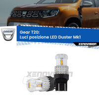 Luci posizione LED Dacia Duster Mk1 con luci diurne: T20 Gear