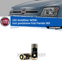  Luci posizione LED Fiat Panda 169 2003-2012: W5W GoldStar