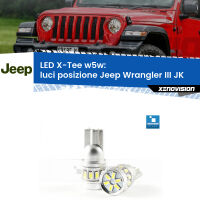 Luci posizione LED per Jeep Wrangler III JK 2006-2016: W5W X-Tee