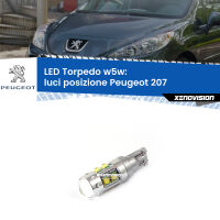 Luci posizione LED W5W per Peugeot 207  2006-2015: W5W Torpedo