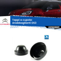 Tappi a cupola per Anabbaglianti H7 Citroen DS3  2009 - 2015 (Coppia)