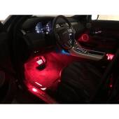 6 LED Footwell Kit 4 RGB Color Changing Plates - Bluetooth LED Footwell Kit 4 RGB Color Changing Plates - Bluetooth
