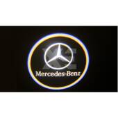 3 Kit Placche Led Sottoporta Proiettore Logo Mercedes - Classe C W203 CLK W209 SLR R199 Kit Placche Led Sottoporta Proiettore Logo Mercedes - Classe C W203 CLK W209 SLR R199
