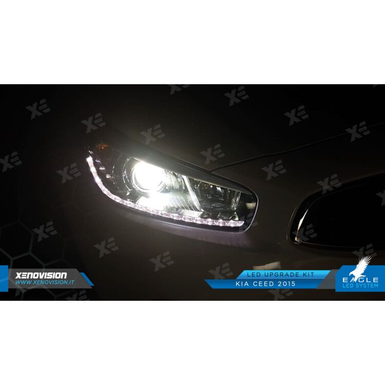 5 Ceed: Custom Built XE Eagle LED System - OEM Shape <!DOCTYPE html>
<html>
<head>
</head>
<body>
<p>Forget bulb adaptors: this Eagle Kit is custom made to fit your Ceed as it was an OEM part.</p>
</body>
</html>