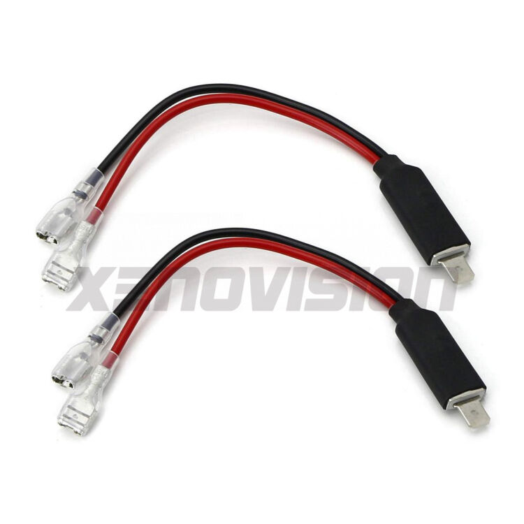 Pair of adapter wires to connect Plug&amp;Play your LED or HID kit to your OEM H1 headlight connector.