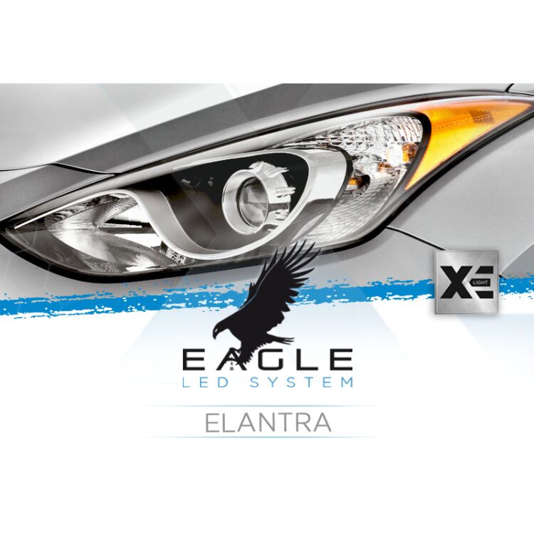 0 Elantra: Custom Built XE Eagle LED System - OEM Shape <p>Forget bulb adaptors: this Eagle Kit is custom made to fit your Elantra as it was an OEM part.</p>