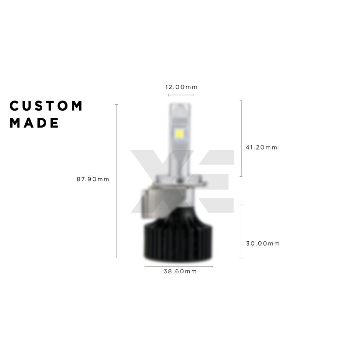 4 Fiat 500/595: Kit Anabbaglianti XE Eagle LED System su Misura - PARABOLA <p> </p>
<p>Dimentica gli adattatori. Forma dell'intera lampada su misura per 500 con fari a parabola (fino a 2015).</p>
