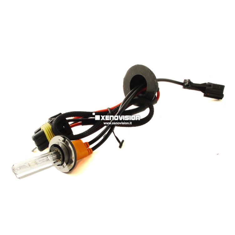 1 H11B H9B 6000k Lampada xenon originale Xenovision per kit 35W - Plug Ket Miscela di gas purissima senza aggiunte di gas inerti (coloranti) - Lampada <strong>PROFESSIONALE</strong> di Altissima Qualità, realizzata e garantita da xenovision italia.