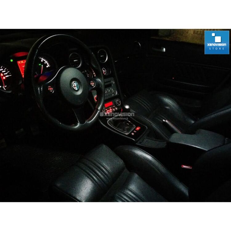 8 Kit Led Alfa 159 - 2005 in poi - TOTAL - Bianco Lunare 6000k <p>Kit Alfa Romeo 159 dal 2005 in poi TOTAL, conversione totale a Led per Alfa Romeo 159 dal 2005 in poi. Zero spie, Altissima Qualità. Luce Bianco Lunare 6000k su ogni principale punto luce interno ed i principali esterni.</p>