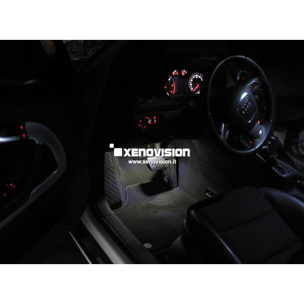 0 Kit Led Audi A3 fino a 2010 Prerestyling - BASE - Bianco Lunare 6000k <p>Kit Led Audi A3 Base, conversione a Led per A3. Zero spie, Altissima Qualità. Luce Bianco Lunare 6000k su ogni punto luce interno ed esterno.</p>