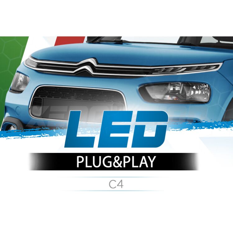 0 Citroen C4 LED Headlights Low Beams <p>The Best LED Headlights Kit for your Citroen C4 Low Beams. Guaranteed.</p>