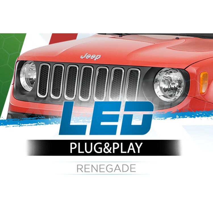 <p>The Best LED Headlights Kit for your Jeep Renegade Low and High Beams. Guaranteed.</p>