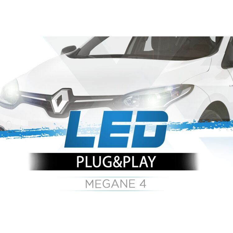 0 Renault Megane 4 IV LED Headlights Low Beams <p>The Best LED Headlights Kit for your Megane 4 Low Beams. Guaranteed.</p>