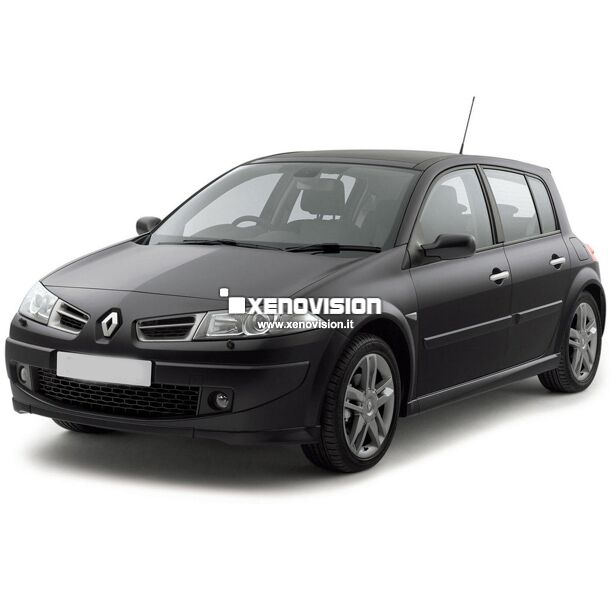 0 Kit Led Renault Megane II - 2003 al 2008 - ESTERNI <p>Kit Led Renault Megane II dal 2003 al 2008, conversione a Led luci esterne per Renault Megane II dal 2003 al 2008: frecce, stop, posizioni anteriori e posteriori, retronebbia e retromarcia Led. Zero spie, Altissima Qualità. </p>