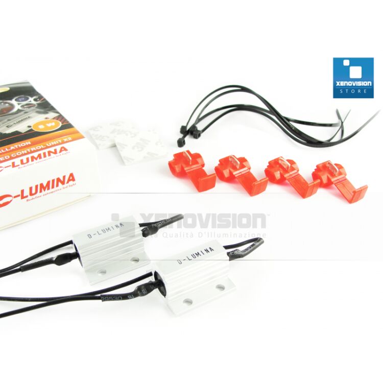 0 Abarth 500 / 595 / 695 License Plate Light 5W Professional Load Resistors (Pair) <span style="color: #626262;">Istallazione professionale. Coppia resistenze spegnispia 5W con armatura in alluminio in caso di spie su </span><span style="color: #626262;">license plate light Abarth 500 / 595 / 695.</span>