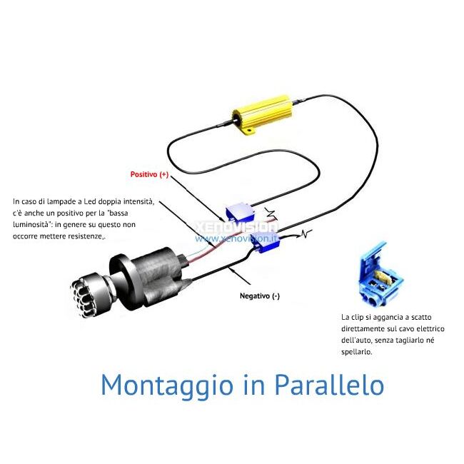 1 Abarth 500 / 595 / 695 License Plate Light 5W Professional Load Resistors (Pair) <span style="color: #626262;">Istallazione professionale. Coppia resistenze spegnispia 5W con armatura in alluminio in caso di spie su </span><span style="color: #626262;">license plate light Abarth 500 / 595 / 695.</span>