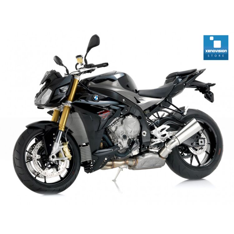 0 Kit Xenon BMW S 1000 R - 2013 in poi - Anabb. + Abb. + Posizioni Led - 6000k Kit Xenon 35W specifico per il faro della BMW S 1000 R dal 2013 in poi. Plug&Play zero spie, contiene tutto l'occorrente. Luce Bianco Lunare 6000k.