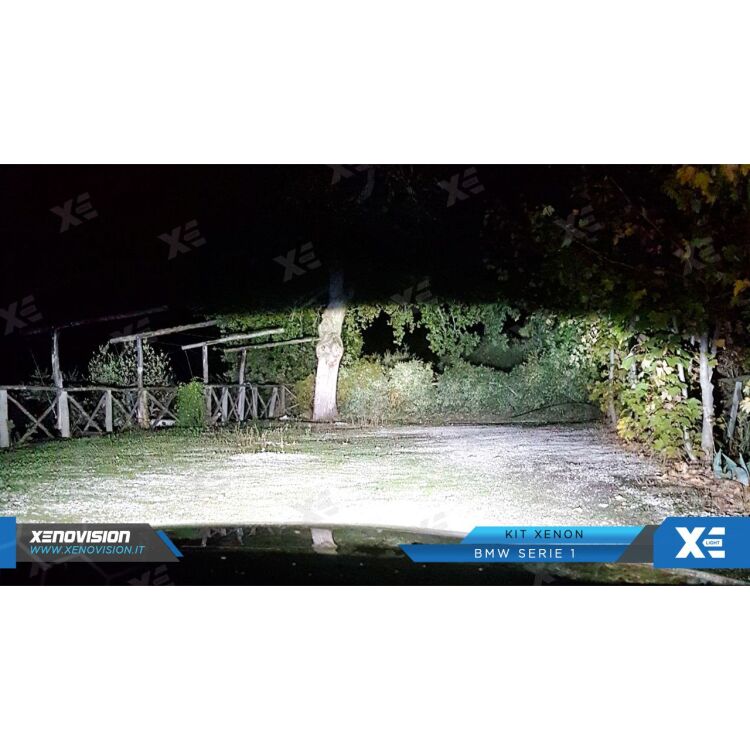 1 Kit Xenon BMW Serie 1 E87 - Restyling 2008 a 2011 - Xenon 35W - 6000K <p>Kit Xenon 35W specifico per il faro della BMW Serie 1 E87 2008-2011. Plug&Play zero spie, contiene tutto l'occorrente. Luce Bianco Lunare 6000K.</p><p> </p>