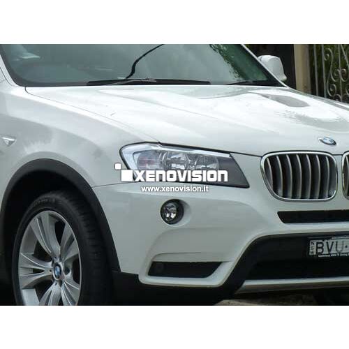 1 Kit Xenon BMW X3 F25 - 2010 in poi - Xenon 35W e Posizioni - 6100k Kit Xenon Focus Pro Korea 35W specifico per il faro della BMW X3. Plug&Play zero spie, contiene tutto l'occorrente. Luce Bianco Lunare 6100k.