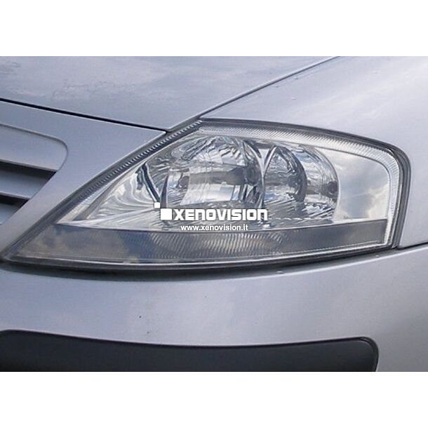 1 Kit Xenon Citroen C3 - 2002 a 2009 - Xenon 35W e Led Posizione - 6100k <p>Kit Xenon Focus PRO Korea 35W e Luci Posizione a Led in tinta, pacchetto specifico per Citroen C3. Plug&Play, contiene tutto l'occorrente. Luce Bianco Lunare 6000k </p>