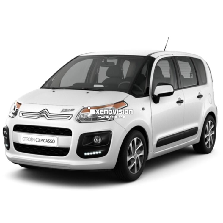 0 Kit Xenon Citroen C3 Picasso dal 2012 in poi Xenon 35W in tinta coi Led <p>Kit Xenon 35W specifico per il faro della Citroen C3 Picasso in tinta con i Led originali. Plug&Play zero spie, contiene tutto l'occorrente. Luce Bianco Lunare come i Led originali</p>