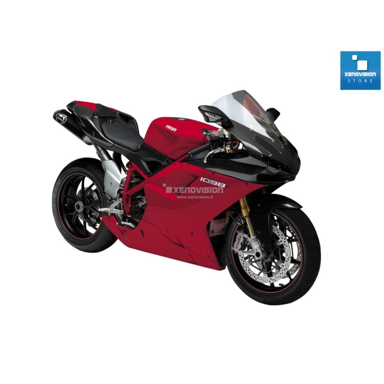0 Kit Xenon Ducati 848 1098 1198 - 2007 al 2009 - Xenon 35W - 5000k Kit Xenon 35W specifico per il faro della Ducati 848 1098 1198 dal 2007 al 2009. Plug&Play zero spie, contiene tutto l'occorrente. Luce Bianco Solare 5000k.