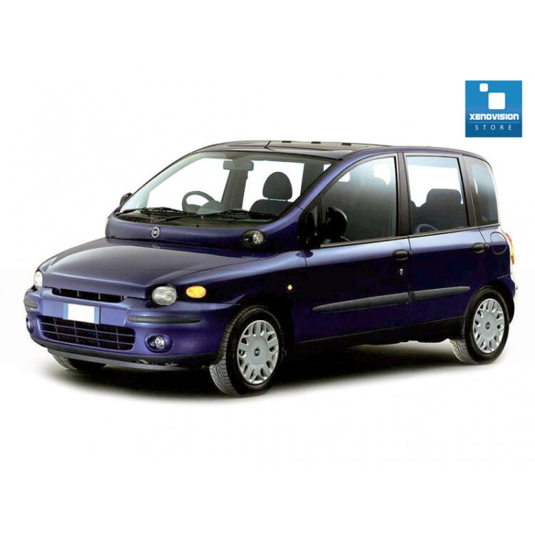 0 Kit Xenon Fiat Multipla - 1998 al 2003 - Xenon 35W - 6000K <p>Kit Xenon 35W specifico per il faro della Fiat Multipla dal 1998 al 2003. Plug&Play zero spie, contiene tutto l'occorrente. Luce Bianco Lunare 6000k.</p>
