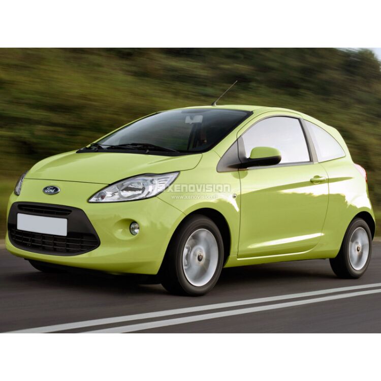 0 Kit Xenon Ford KA - 2008 in poi - BiXenon 35W e Led Posizione - 6000k <p>Kit Xenon 35W e Luci Posizione a Led in tinta, pacchetto specifico per Ford KA dal 2008 in poi. Plug&Play, contiene tutto l'occorrente. Luce Bianco Lunare 6000k </p>